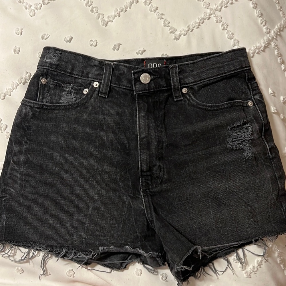 Urban Outfitters BDG black denim cutoff shorts